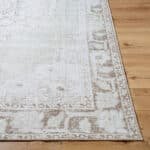 Rainier Traditional Cream/Light Brown Washable Area Rug - Our PNW Home x Livabliss - Image 2