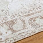 Rainier Traditional Cream/Light Brown Washable Area Rug - Our PNW Home x Livabliss - Image 4