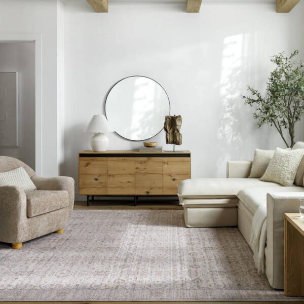 Spokane Traditional Rust Area Rug - Our PNW Home x Livabliss