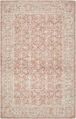 Henderson Traditional Khaki/Rose Gold Area Rug