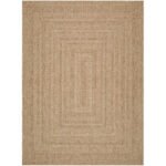 Zenia Cottage Light Brown Area Rug - Image 2
