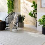 Zenia Cottage Light Gray Area Rug