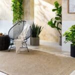 Ladaris Cottage Light Brown Area Rug