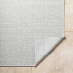 Teaira Modern Light Silver Area Rug - Image 4
