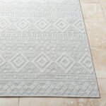 Teaira Modern Light Silver Area Rug - Image 3