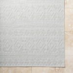 Teaira Modern Light Silver Area Rug - Image 6