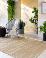 Krieg Cottage Light Brown Area Rug