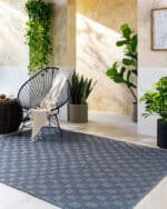Tiphanie Cottage Charcoal Area Rug