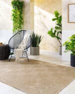 Devaris Modern Light Brown Area Rug