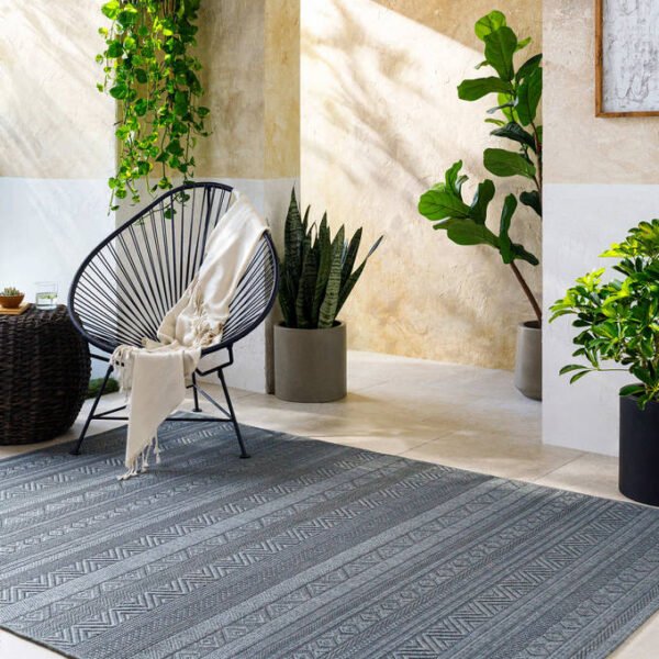 Virgilio Global Charcoal Area Rug