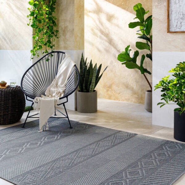 Anahi Global Charcoal Area Rug