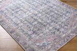 Sahra Traditional Brown/Blue Washable Area Rug - Image 5