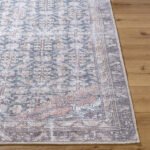 Sahra Traditional Brown/Blue Washable Area Rug - Image 2