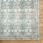 Marqus Traditional Emerald/Light Silver Washable Area Rug - Image 7