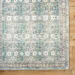 Marqus Traditional Emerald/Light Silver Washable Area Rug - Image 7