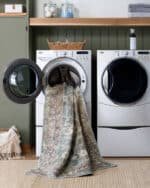 Marqus Traditional Emerald/Light Silver Washable Area Rug - Image 3