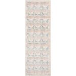 Jamilee Traditional Rust Washable Area Rug - Image 3