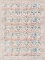 Jamilee Traditional Rust Washable Area Rug