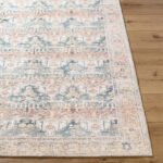 Jamilee Traditional Rust Washable Area Rug - Image 4