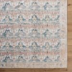Jamilee Traditional Rust Washable Area Rug - Image 6