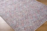 Rommy Traditional Pink Washable Area Rug - Image 4