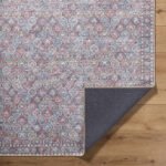 Rommy Traditional Pink Washable Area Rug - Image 9