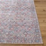 Rommy Traditional Pink Washable Area Rug - Image 5