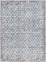Rommy Traditional Dark Green Washable Area Rug - Image 2