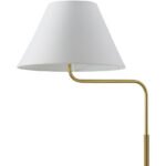 Dangelo Modern Metallic - Brass Floor Lamp - Image 5