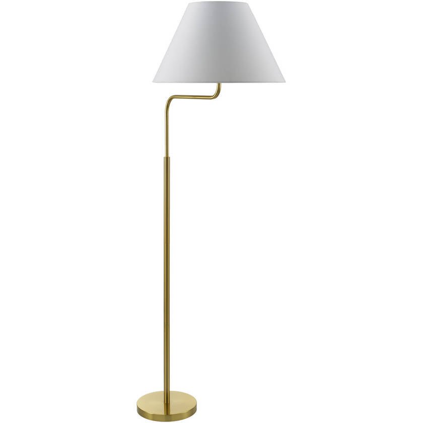 AAAC2062 Dangelo Modern Metallic - Brass Floor Lamp - Image 1