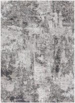 Zully Modern Charcoal Washable Area Rug