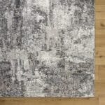 Zully Modern Charcoal Washable Area Rug - Image 4