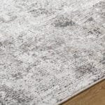 Zully Modern Charcoal Washable Area Rug - Image 2