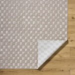 Ayleen Modern Taupe/Tan Washable Area Rug - Image 3