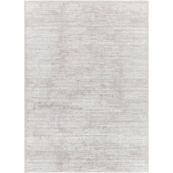 Maurissa Global Cream/Taupe Washable Area Rug