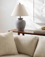 Kalan Modern Gray/Beige Table Lamp - Image 2
