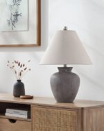 Kalan Modern Gray/Beige Table Lamp - Image 3
