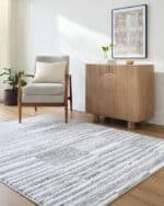 Karinne Modern Medium Gray Area Rug - Image 2