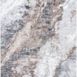 Joshual Modern Dark Brown Area Rug