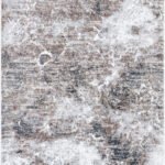 Janay Modern Black/Dark Brown Area Rug