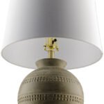 Dino Traditional Gray/White Table Lamp - Image 4