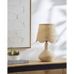 Eiman Rustic Cream/Wheat Table Lamp - Image 2