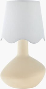 Eiman Rustic White/Cream Table Lamp