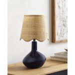 Eiman Rustic Dark Blue Table Lamp - Image 2