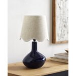 Eiman Rustic Dark Blue/Wheat Table Lamp - Image 2