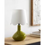 Eiman Rustic Green/White Table Lamp - Image 2