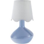 Eiman Rustic Blue/White Table Lamp