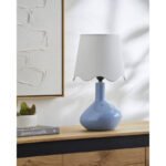 Eiman Rustic Blue/White Table Lamp - Image 2