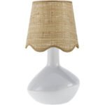 Eiman Rustic Wheat/White Table Lamp