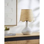 Eiman Rustic Wheat/White Table Lamp - Image 2